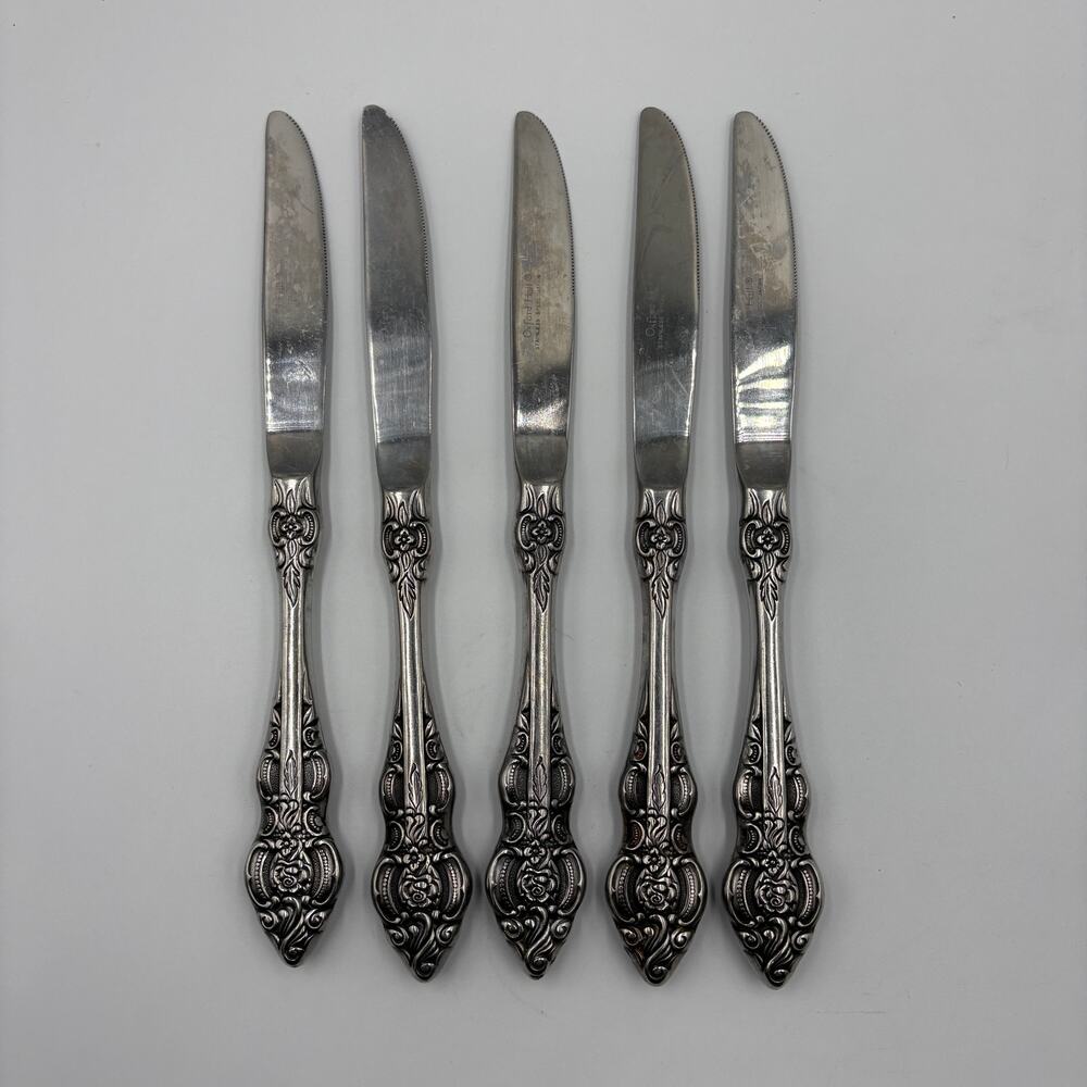 Oxford Hall Sutherland Lot 6 Pieces butter Knives Flatware Stainless Japan